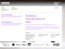 Tablet Screenshot of fashionaccelerator.dk